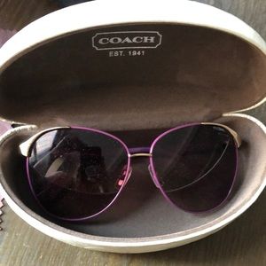 Coach Rosemary <s5005> Purple sunglasses